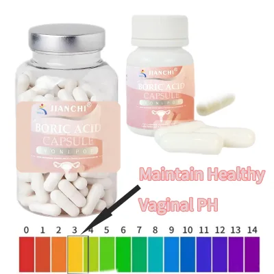 Factory Price OEM Feminine Hygiene Products for Wetness Probiotics Boric Acid Capsule Vaginal Health Female Private Parts Flora