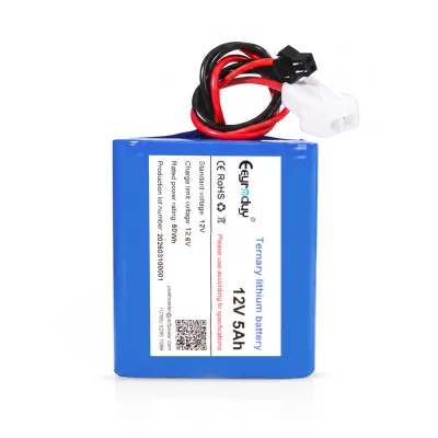 Lithium Ion Batteries 18650 12V 5Ah Custom OEM Battery Pack For CCTV Medical Portable Handheld Industrial Wholesale