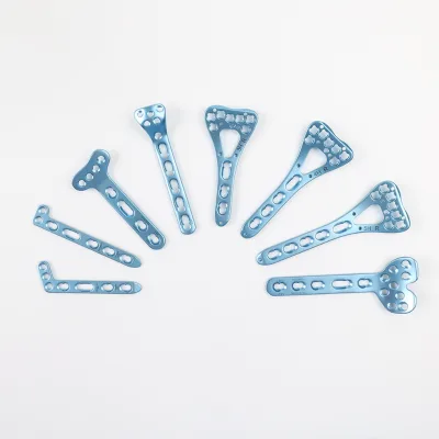 Medical Titanium Volar Distal Radius Locking Plate Orthopedic Trauma Implant for Wrist Distal Radius Fracture Fixation