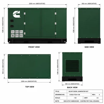 Silent SDEC Cummins Weichai Yuchai 80kW 100kVA 80 km/h High Speed Mobile Trailer Diesel Generator Set with Soundproof Canopy