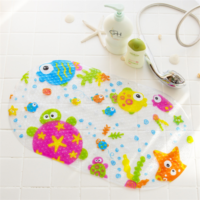 Cartoon Bathroom Non-slip Mat Kids Bath Mat Environmentally Friendly Toilet Floor Mat