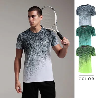 Best Price T Shirt Quick Drying Sublimation Polyester Shirt Men Sport Leisure Running Tennis T Shirts Respirants Sport
