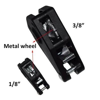 1/8" Outdoor Adjustable Ratchet Tie Down Windproof Rope Pull Pulley Buckle Lifting Tensioner for Tents