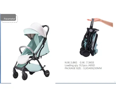 New Baby Stroller Light Weight Easy Folded Baby Pram Can Carry to Airplane Baby Jogger