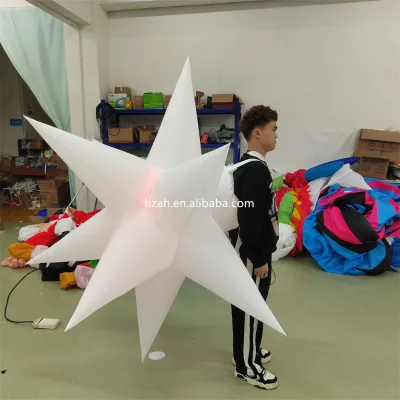 Advertising Inflatable Star Wing Costume Suit with Blower for City Stage Event Decoration