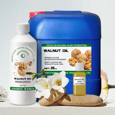 100% Pure Natural Organic Food Grade Walnut Oil Bulk Therapeutic Carrier Oil for Hair Skin Nails
