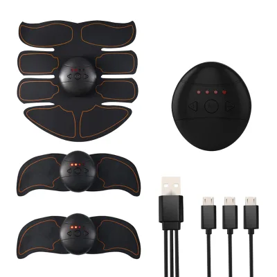 Electro Muscle Stimulation Belt Abs Stimulator Abdominal Muscle Ems Muscle Trainer Can Custom Package