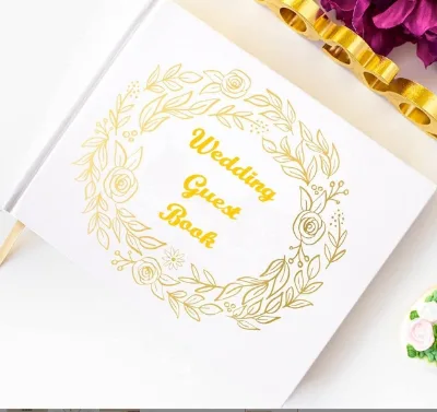 Hard Cover Wedding Guest Book
