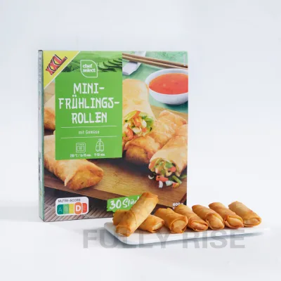 small sizi 20g Perfect Quality Frozen Spring Roll Halal Vegetable Spring Roll Spring Roll Gaishi Wholesale Vietnamese Food Skin