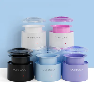 Private Label 400ml Mini Wax Heater UK US Plug 20w Wax Warmer Machine Customize Logo Wax Pot for Sales