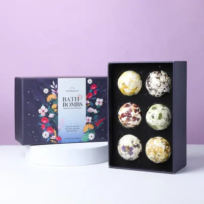 Customize Logo Bath Bomb With Flower Petal Rose Petal Dried Flower Bath Bomb Petal Flower Bath Bomb Set