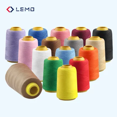 Household Sewing Thread Hand Sewing Thread Handmade Flat Car Thread Black White Color 402 Polyester Pagoda