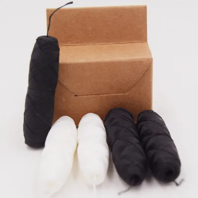 30m/Roll Refill Pack Paper Box Bamboo Charcoal Dental Floss Yarn 30m With PLA Bag
