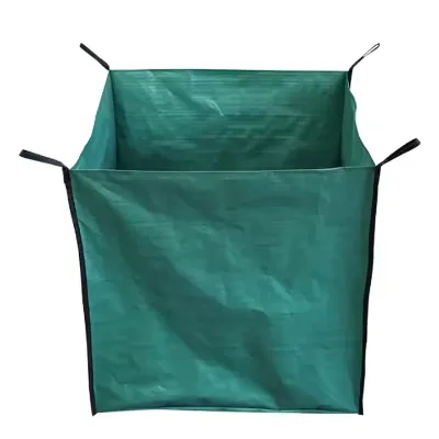 Green Foldable Leaf Collector and Lawn Garden Bag Garden Bags