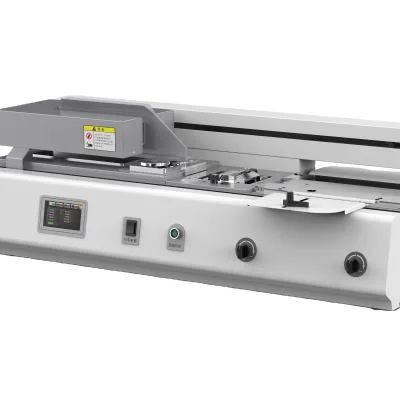 FRONT FN- B40F Automatic Electric Binding Machine-White Steel 13 Month Warranty Cuts 40mm Thickness Simple & Easy to Operate