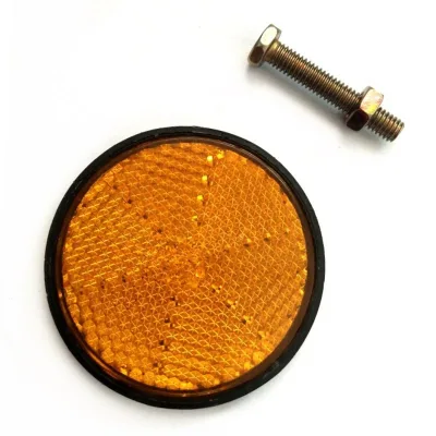 Bicycle Reflector Handlebar Mount Safe Reflector Front & Rear Reflector Kit Road Safety Reflection Kit