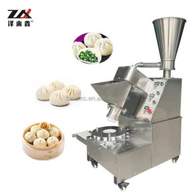 Small Automatic Motor-Driven Baozi Momo Steamed Soup Charter Machine 304 Stainless Steel High Capacity for Restaurants