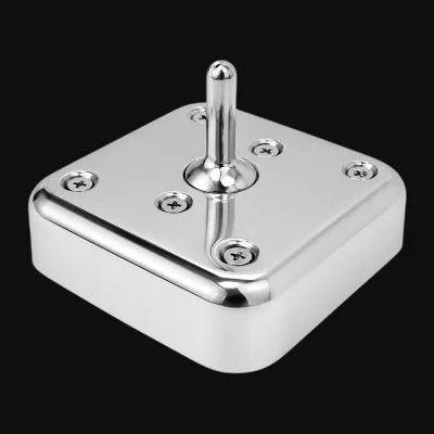 Kuge Factory Direct Wall Mounted Stainless Steel Security Coat Hook with Square Screw Base for Prison Detention Facility