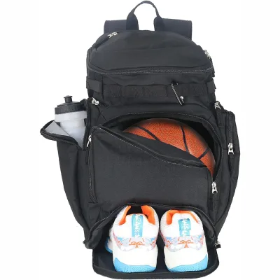 Backpack Bag With Separate Ball Compartment and Shoes Pocket for Soccer, Rugby, Volleyball, Baseball Sport Backpack Bag