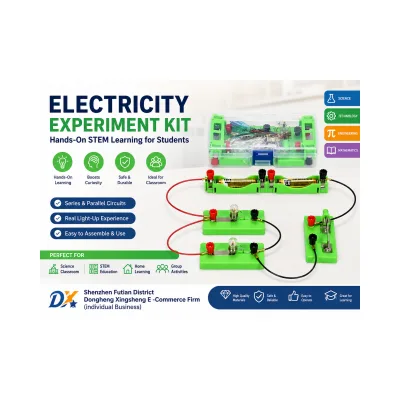 DIY Electrical Experiment Set for Kids Simple Circuit & Light Bulb Learning Kit