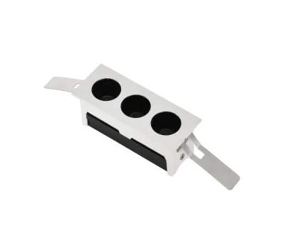 1*2W 2*2W 3*2W 5*2W 10*2W Recessed Linear Spot Lights LED Adjustable Lens Bar IP20 5-Year Warranty High CRI 98 Aluminum Dimmable