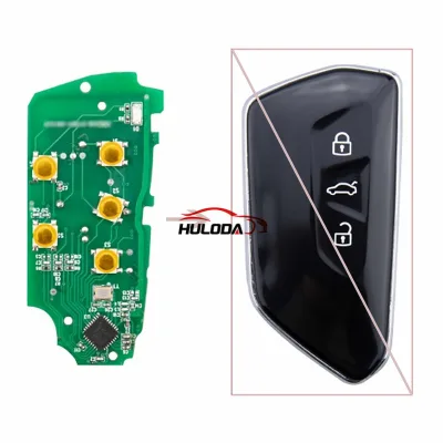 KEYDIY for VW Style ZB25 Smart Remote Key Used for KD-X2 Generate ,Only PCB