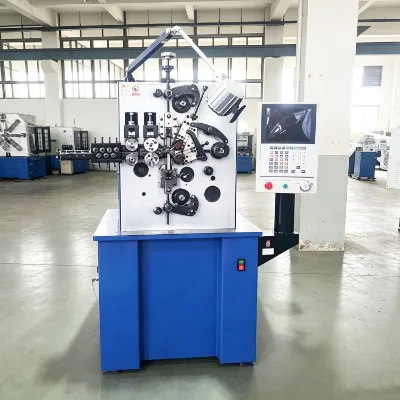 CNC8620 PLC Automatic Motor Steel Spring Coiling Machine Engine Bonnell Springs 0.4-2.0mm 380V 5kW 1 Year Warranty Long Service