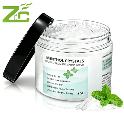 Wholesale Natural Menthol Crystals Bulk Cooling Mint Crystals for Sauna, Spa, DIY Aromatherapy Products & Household Use