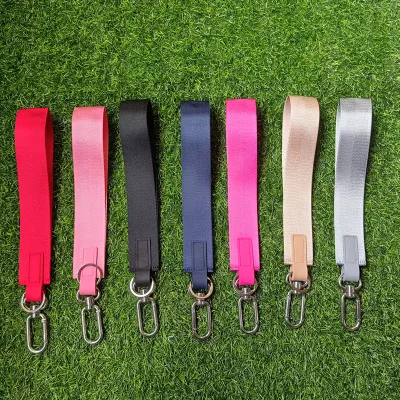 Custom Nylon Key Chain Holder High Quality Fitness Running Yoga Wristlet Keychain Lanyard for Women and Men