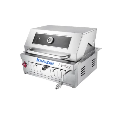 High Quality Stainless Steel Pellets and Carbon Garden BBQ Grill Imbedded in the Carbon Barbecue Grill