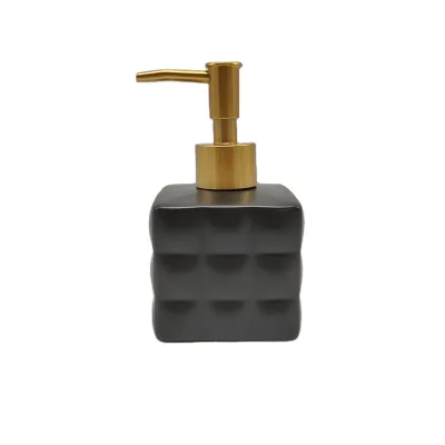 Hand Soap Dispenser , Cube Soap Dispenser,200ml Hand Lotion Bottle with Pump Ceramic Lotion Container Liquid Hand Soap Dispenser