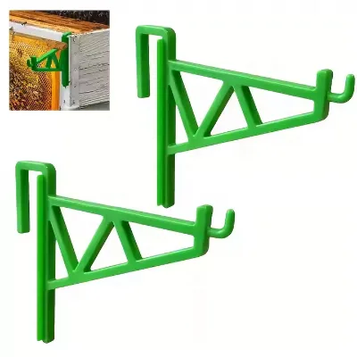 2PCS Plastic Beehive Frame Bracket Factory Supply Beekeeping Hive Stand, Bee Frame Suspension Tool
