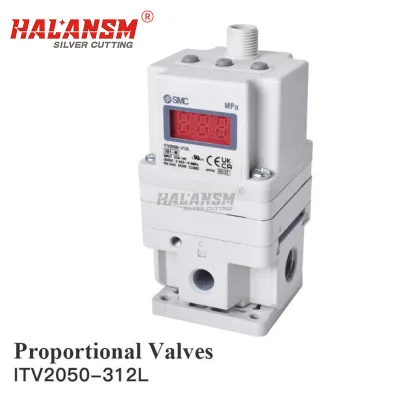 HALANSM SMC Type Proportional Solenoid Valve ITV2050/1050 ITVX2030-313L Laser Cutting Machine New Laser Tube Laser Head