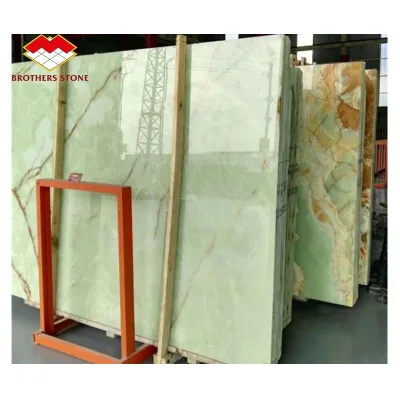 Luxury Green Onyx Big Slab Modern Polished Afghan Origin Slabs