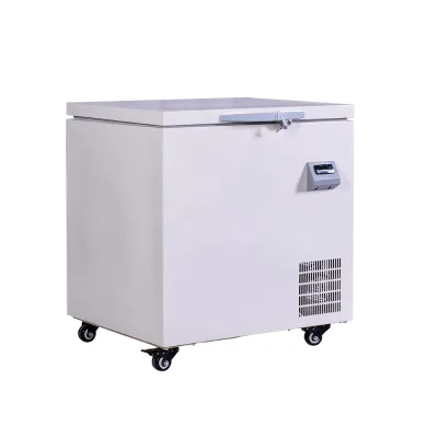 Minus 60 Degree Low Temperature Deep Laboratory Medical Freezer Electric Folding Door Single Door Household HELI R404A 90 Kg 340
