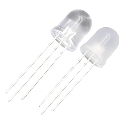High Bright 3pins Common Anode Cathode Red Green Dual Color 8mm 10mm RG LED Diode for Indicator Lights