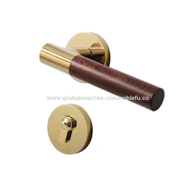 Bedroom Modern Door Handles Locks Separate Lock Retro Door Handle With Key