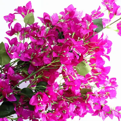 Wholesale High Quality Artificial Bougainvillea Silk Bougainvillea Flower for Wedding Decoration