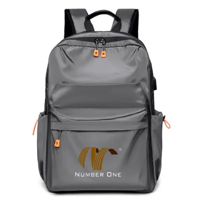 Custom Logo Unisex Student Office Computer Bag Custom Nylon Anti-Theft Waterproof Laptop Backpack