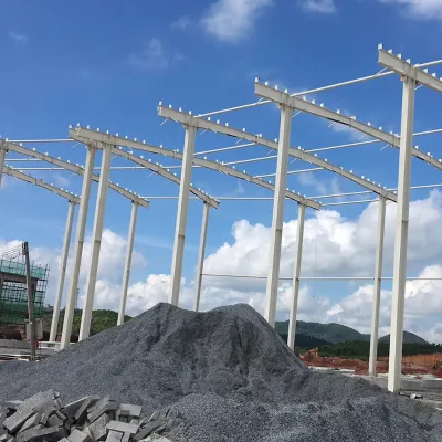 Direct Factory Sale Low Cost Prefabricated Steel Structure Warehouse & Garage Building for Storage Facilities