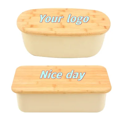 Plastic Bread Box Multifunctional 2-in-1 Rectangle with Bamboo Cutting Board Bread Crisper Spit Justice baguette Box