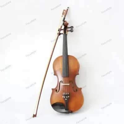 Cheap Plywood Violin Ebony Fingerboard 1/16 1/8 1/4 4/4 Violin With Case