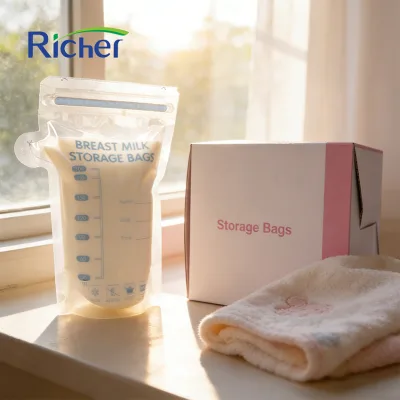 Premium Breastfeeding Milk Storage Bag for Convenient Milk Storage and Baby Feeding Care