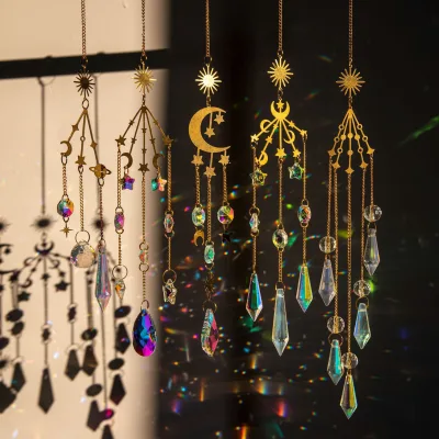 Crystal Pendant Car Hanger Decorative Crystal Car Interior Accessory Elegant Car Accessory