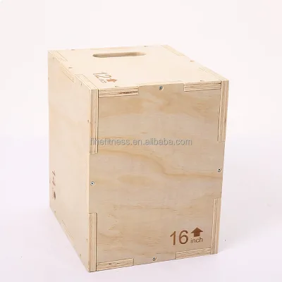 20/24/30 Inch 3-in-1 Wooden Three-dimensional Box, Used for Jumping Training and Adjusting the Size of the Jumping Trainer