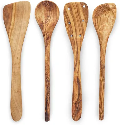 Olive wooden spoon large soup spoon handcrafted solid wood kitchen porridge spoon wooden spatula