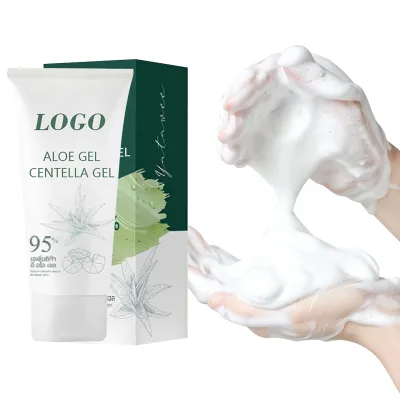 Custom High Quality Organic Herbal Amino Acid Gentle Cleansing Nourishing Oil Control Remove Dead Skin Face Wash All Skin Types