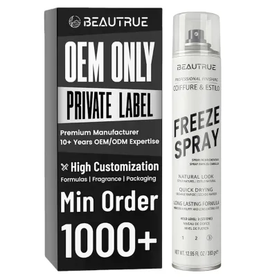 Wholesale Level of 3 Hair Spray Strong Hold Long Lasting Volumizing Formula for Men Women All Types Professional Salon Quality