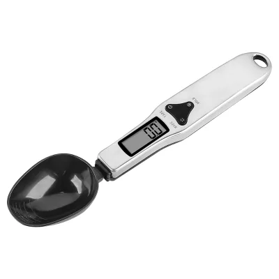GYS Digital Kitchen Stainless Steel 500g 0.1g Electronic Spoon Scale LCD Display Pet Food Diet Weight Measuring Tool
