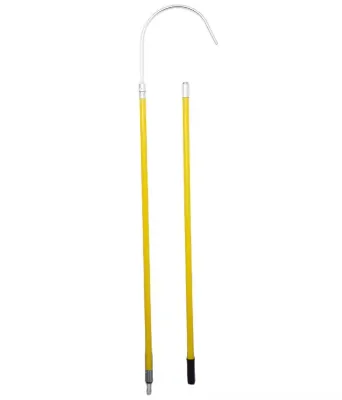 Telescopic High Voltage Fiberglass Safety Rescue Stick Electrical Emergency Rescue Hook